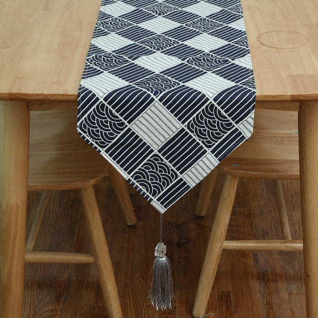 Table Runner Luxury Cotton Linen