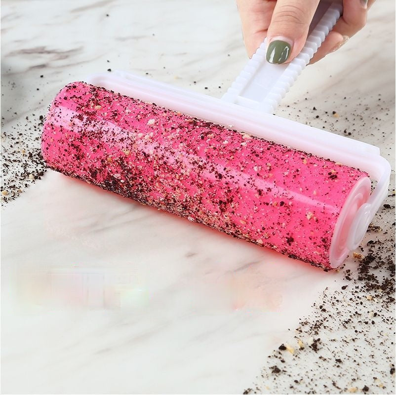 Sticky Washable Dust Lint Cleaning Brush Roller