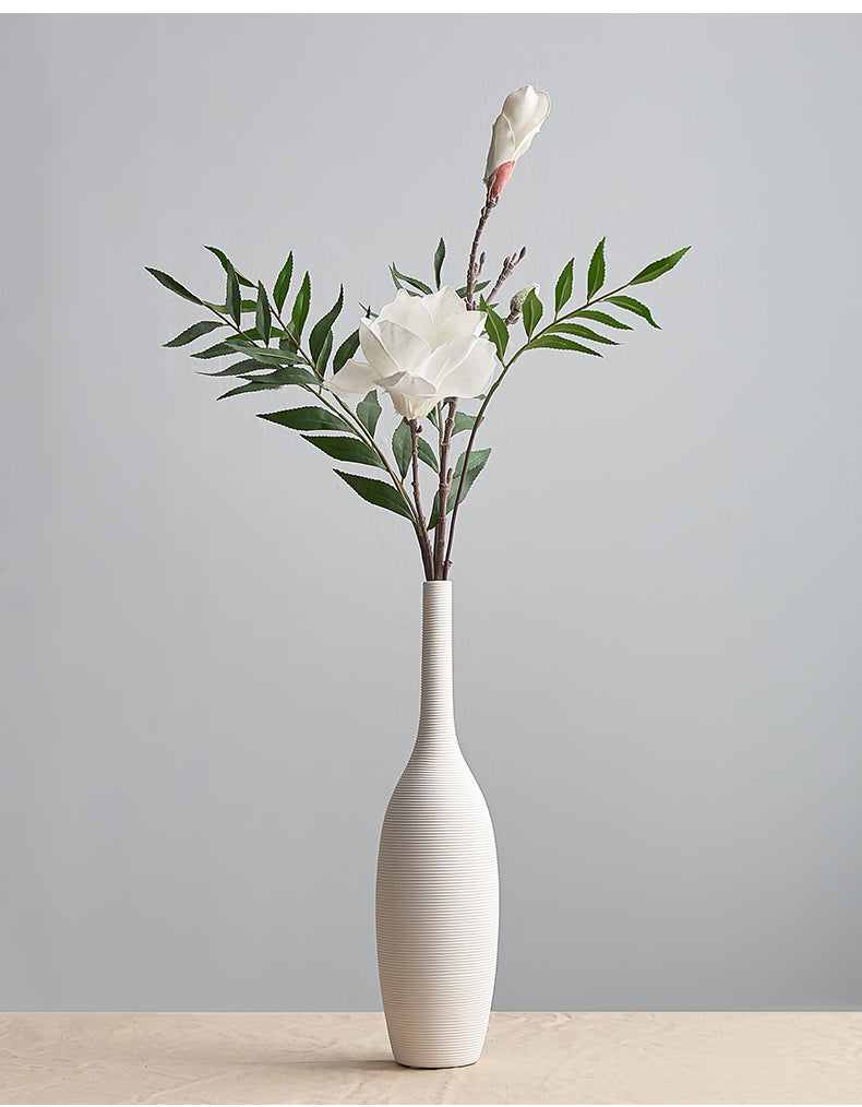 Nordic Classic White Art Ceramic Flower Vase