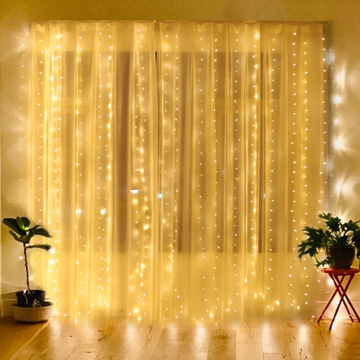 Christmas - Curtain String Lights