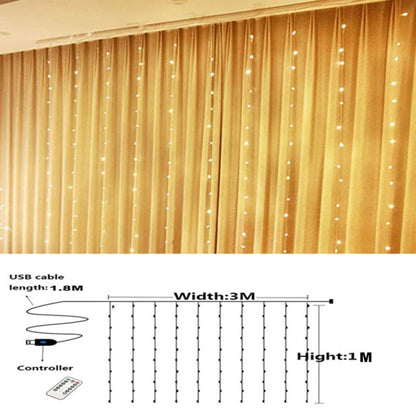 Christmas - Curtain String Lights