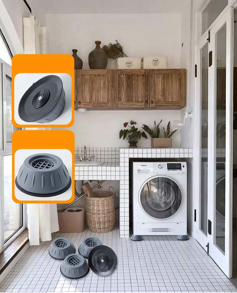 Anti-slip and Noise-Reducing washing machine feet