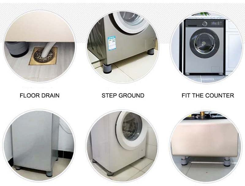 Anti-slip and Noise-Reducing washing machine feet