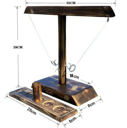 Wooden Ring Toss Game