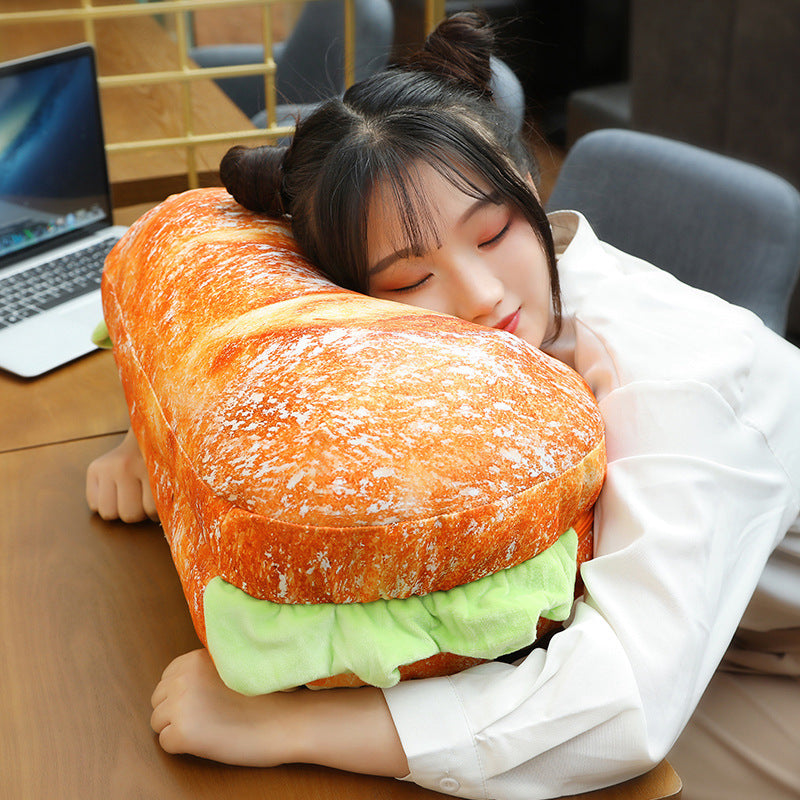 2in1 Hamburger Pillow Seat Cushion